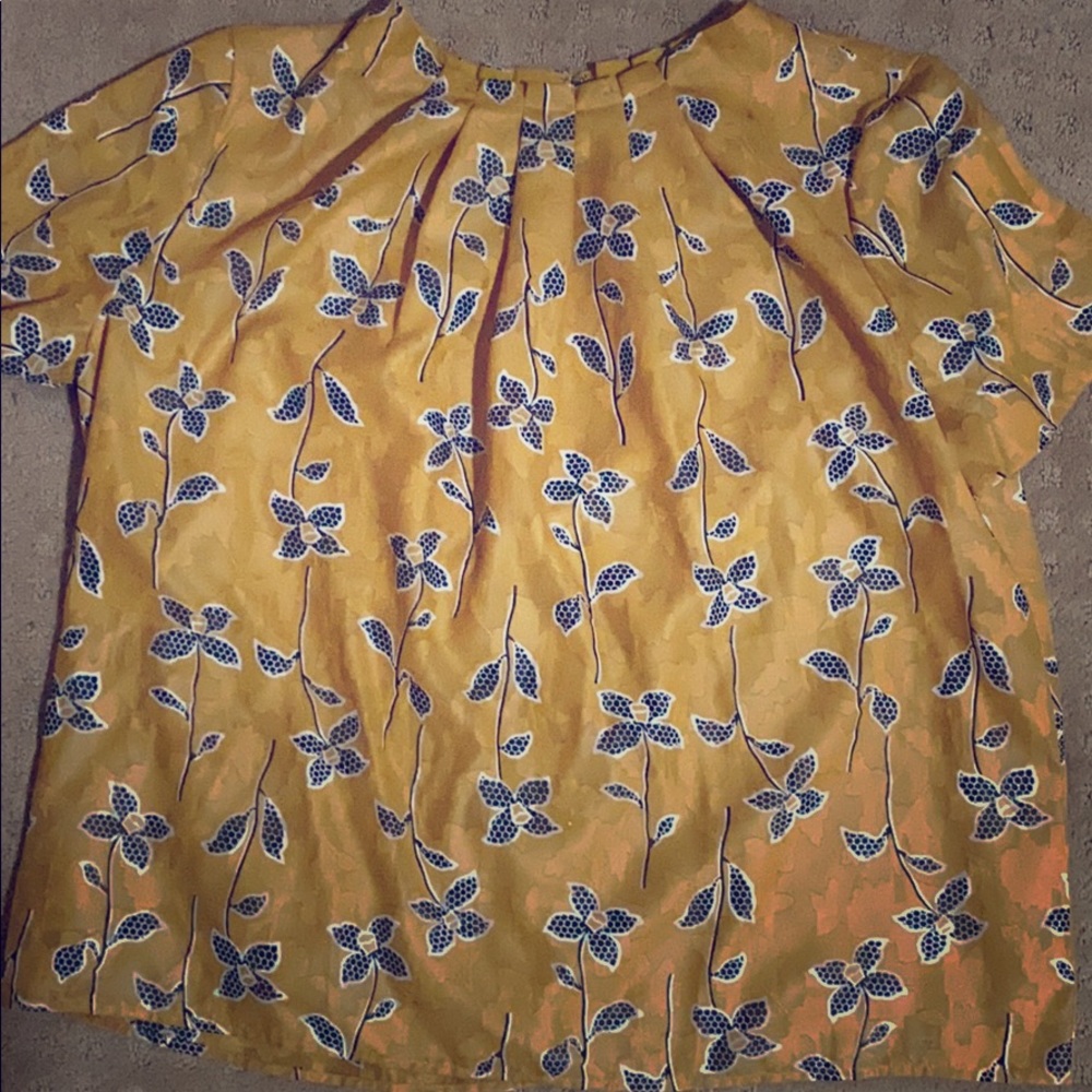 Yellow blouse